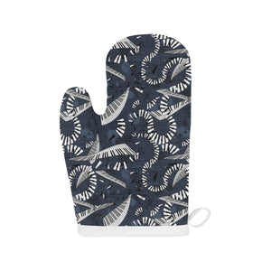 Piano Pattern Print Design 02 Heat Resistant Oven Mitts