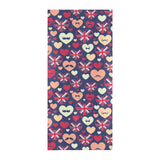 British Pattern Print Design 02 Beach Towel