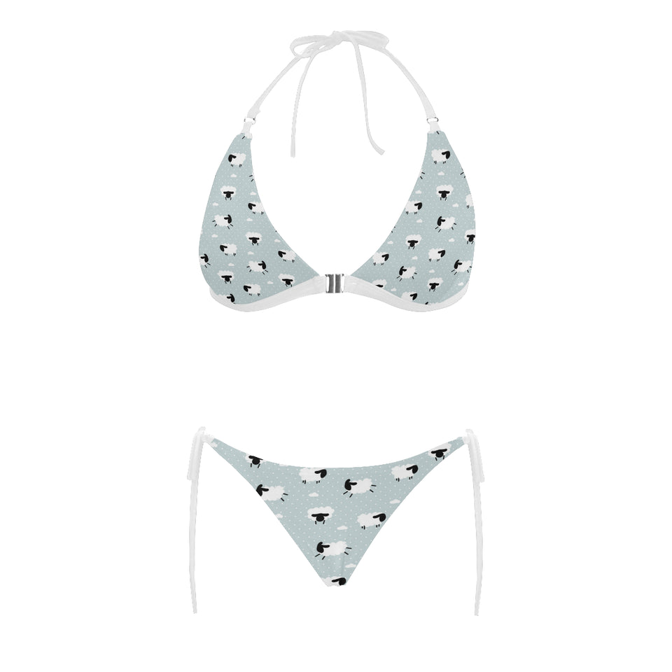Sheep polka dot cloud pattern Sexy Bikinis Two-Piece Swimsuits