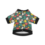 Canabis Marijuana Weed Pattern Print Design 02 All Over Print Pet Dog Round Neck Fuzzy Shirt