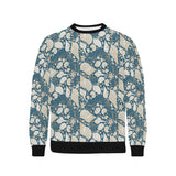 Sea turtle Polynesian Tribal design pattern Men's Crew Neck Sweatshirt