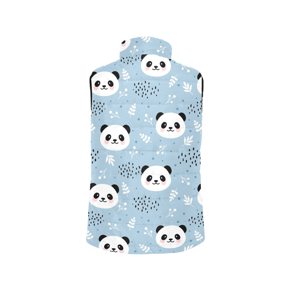 Cute panda pattern Women's Padded Vest