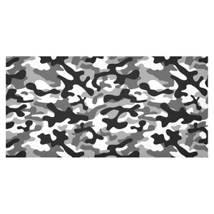 Black white camouflage pattern Tablecloth