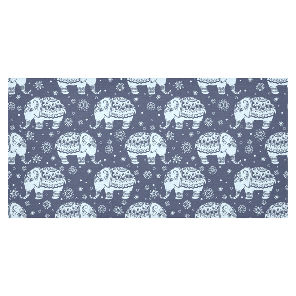 Elephant tribal design pattern Tablecloth