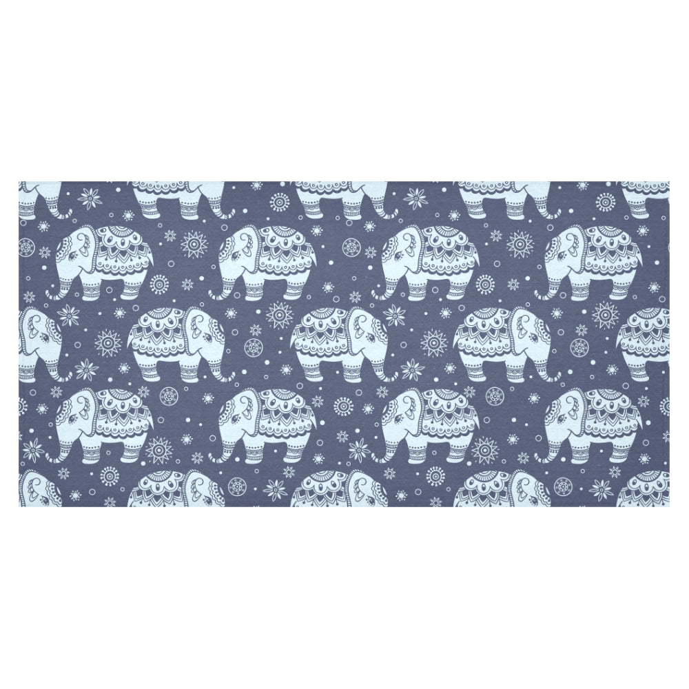 Elephant tribal design pattern Tablecloth