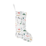 Cute cartoon dinosaurs tree pattern Christmas Stocking