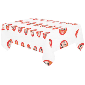 Daruma japanese wooden doll pattern Tablecloth