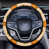 Carrot Pattern Print Design 04 Car Steering Wheel Cover