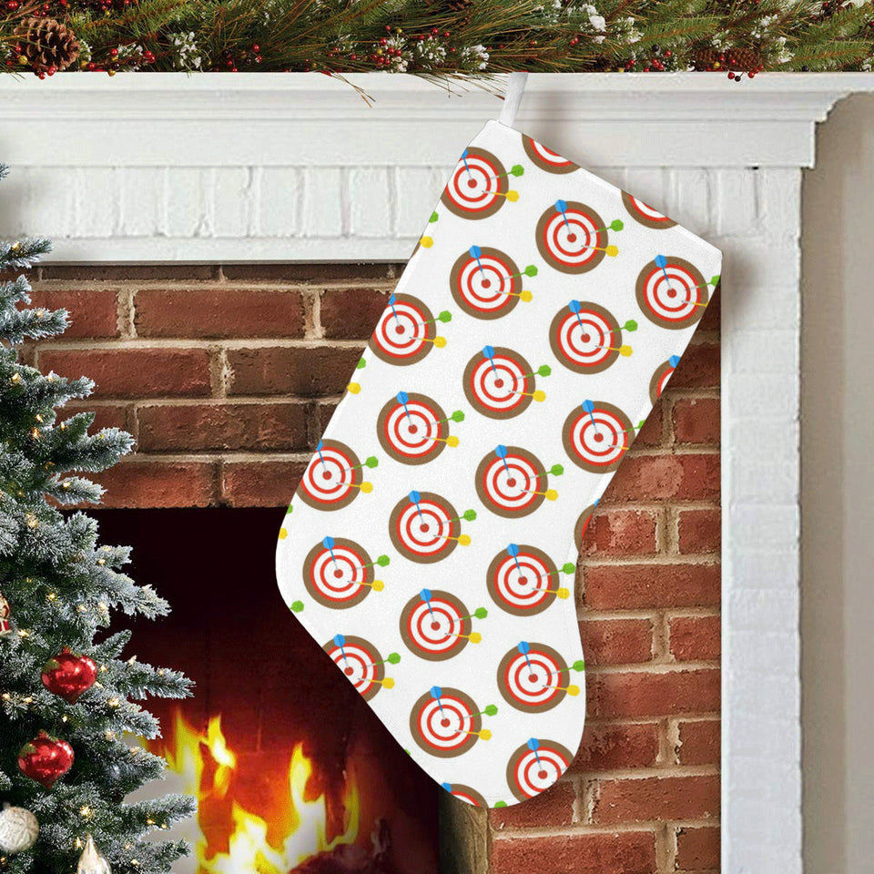 Darts Pattern Print Design 04 Christmas Stocking