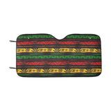 Canabis Marijuana Weed Pattern Print Design 04 Car Sun Shade