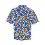 Popcorn Pattern Print Design 01 Men's All Over Print Hawaiian Shirt (Model T58)