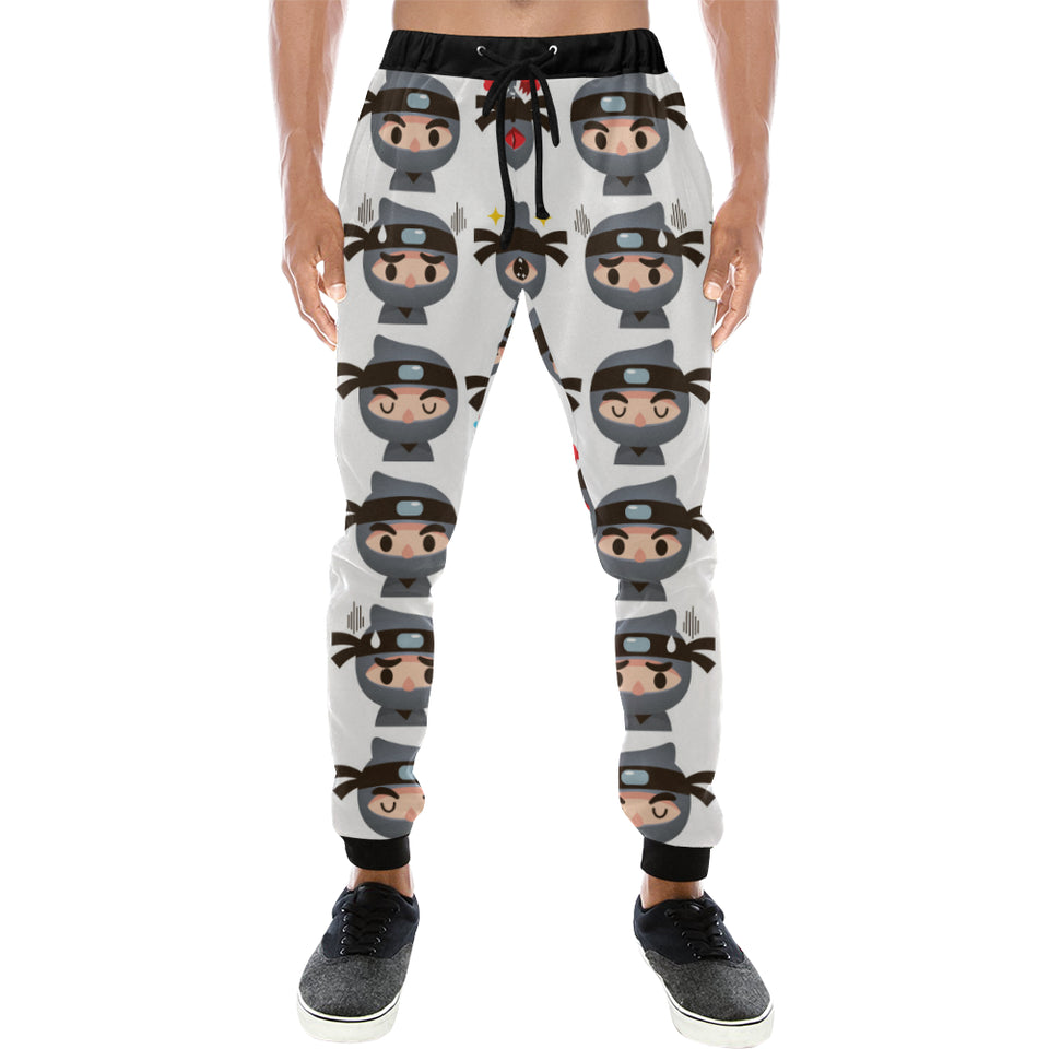 Cute ninja design pattern Unisex Casual Sweatpants