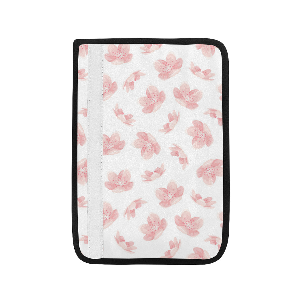Pink sakura cherry blossom pattern Car Seat Belt Cover