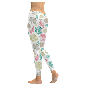 Colorful shell pattern Women's Legging Fulfilled In US