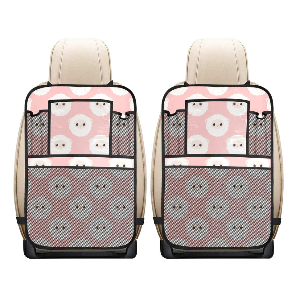 Cute sheep pattern Car Seat Back Organizer