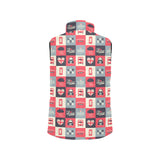British Pattern Print Design 05 Women's Padded Vest