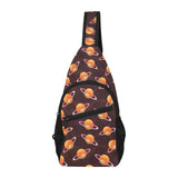 Hamburger Pattern Print Design 05 All Over Print Chest Bag
