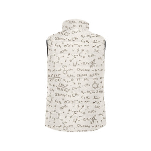 Chemistry Periodic Table Pattern Print Design 04 Men's Padded Vest