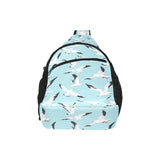 Seagull Pattern Print Design 01 All Over Print Chest Bag