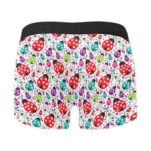 Ladybug Pattern Print Design 03 Men's All Over Print Boxer Briefs Men's Underwear