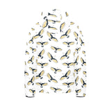 Eagle Pattern Print Design 03 Kids' Boys' Girls' Padded Hooded Jacket