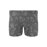 Beer hand drawn pattern Men's Swimming Trunks