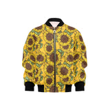 Sunflower pattern Kids' Boys' Girls' Bomber Jacket