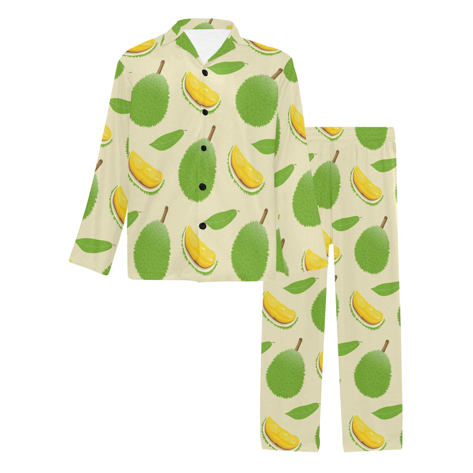 Durian pattern Men's Long Pajama Set