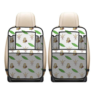 Color hand drawn cacao pattern Car Seat Back Organizer