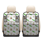 Color hand drawn cacao pattern Car Seat Back Organizer