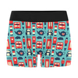 British Pattern Print Design 04 Men's All Over Print Boxer Briefs Men's Underwear