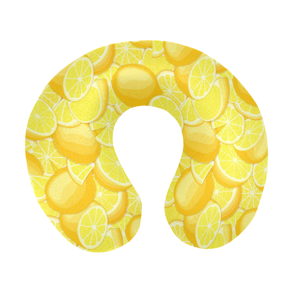 lemon pattern U-Shaped Travel Neck Pillow