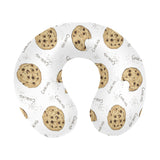 Sketch style cookie pattern U-Shaped Travel Neck Pillow