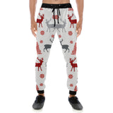 Deer tree snowflakes chrismas pattern Unisex Casual Sweatpants
