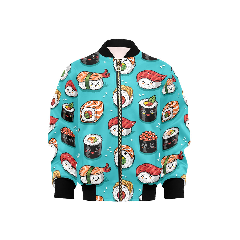 Cute sushi pattern Kids' Boys' Girls' Bomber Jacket