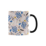 Cute peacock pattern Morphing Mug Heat Changing Mug