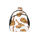 Paint Guitar Pattern All Over Print Chest Bag