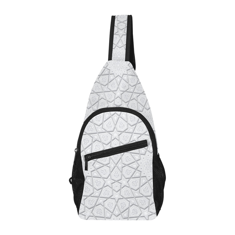 arabic star pattern All Over Print Chest Bag
