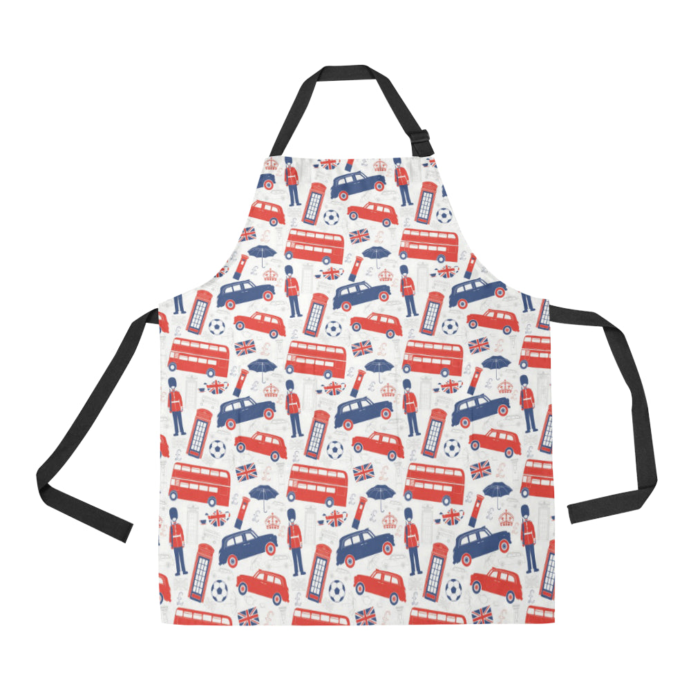 British Pattern Print Design 03 All Over Print Adjustable Apron