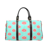 Grapefruit green background Travel Bag