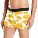 Cheese slice pattern Men's All Over Print Boxer Briefs Men's Underwear