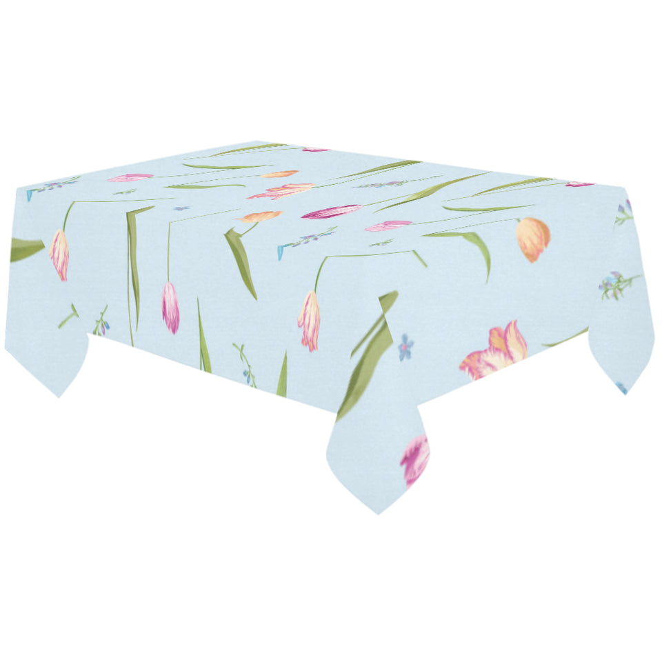 Watercolor Tulips pattern Tablecloth