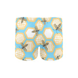 Bee honeycomb pattern Men's Swimming Trunks