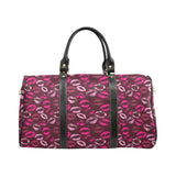 Lips Pattern Print Design 03 Travel Bag
