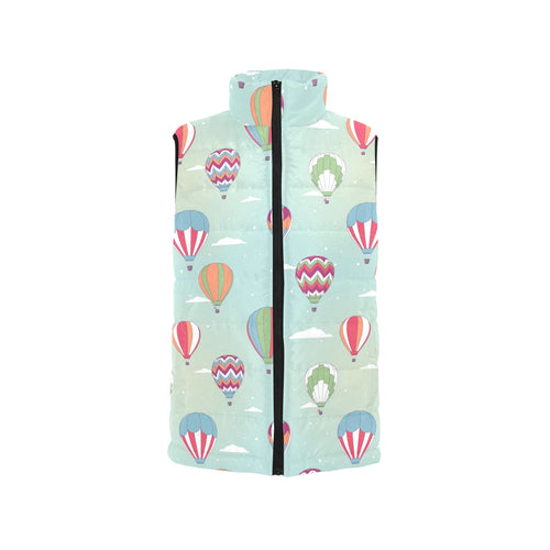 Hot Air Balloon design Pattern Men's Padded Vest