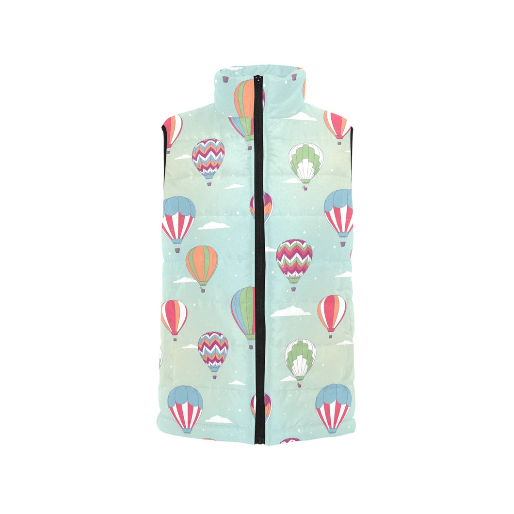Hot Air Balloon design Pattern Men's Padded Vest
