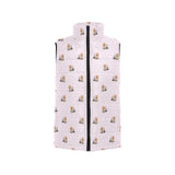 Yorkshire Terrier Pattern Print Design 02 Women's Padded Vest