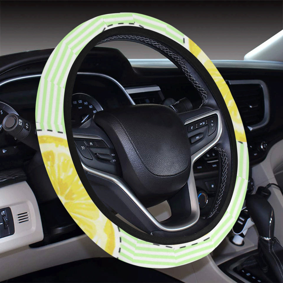 slice of lemon pattern Car Steering Wheel Cover