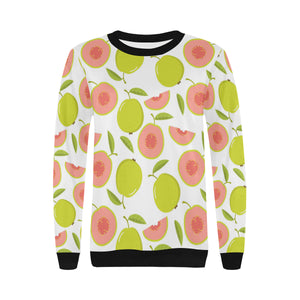 Guava pattern Women's Crew Neck Sweatshirt