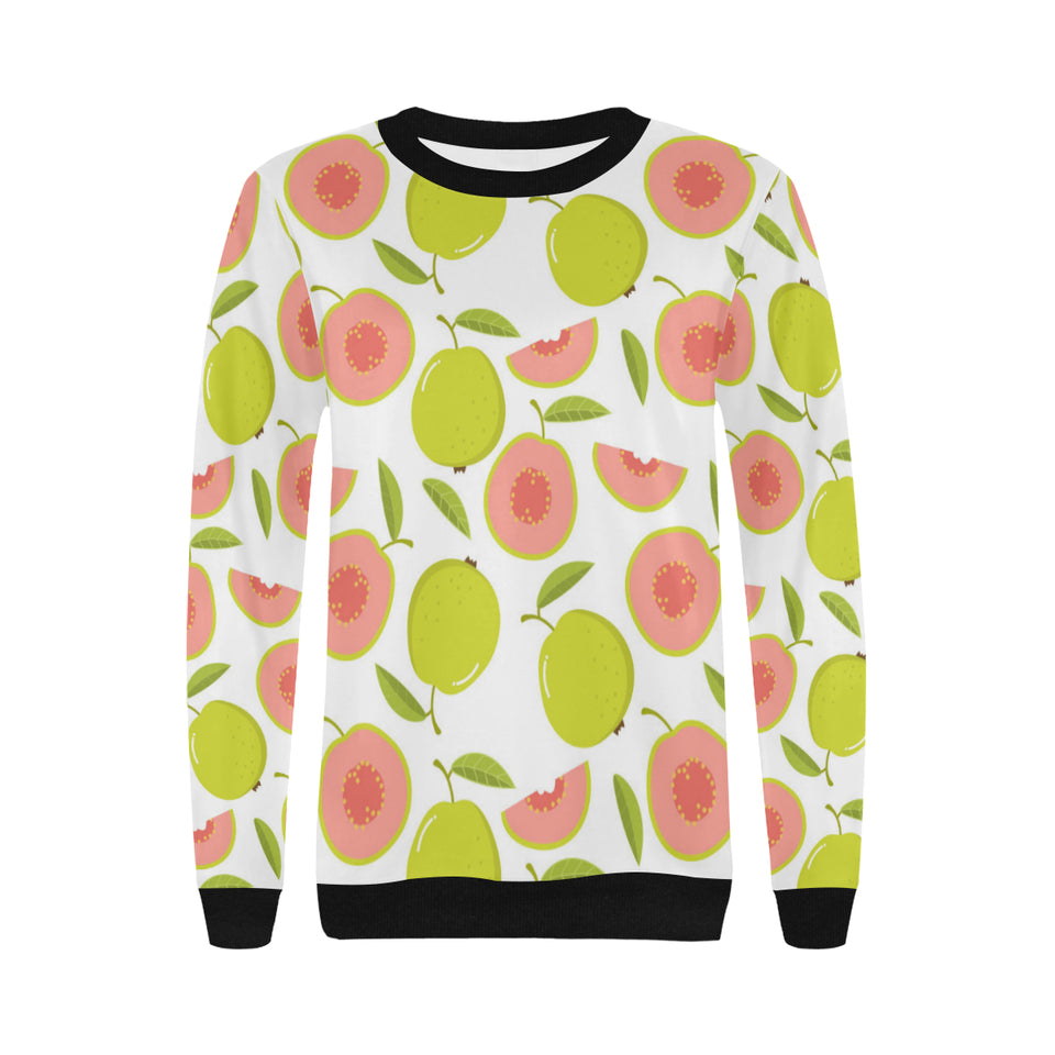 Guava pattern Women's Crew Neck Sweatshirt